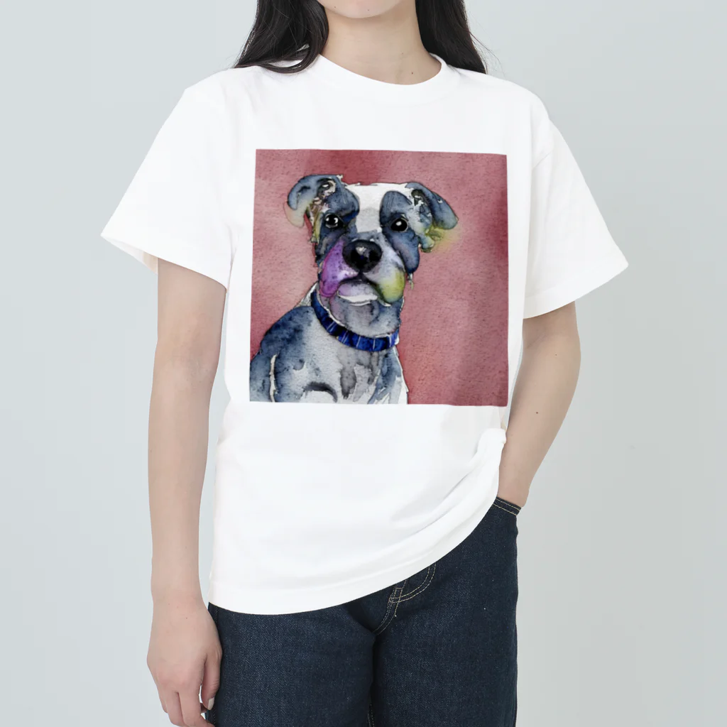 broccoli-のdog2 ヘビーウェイトTシャツ