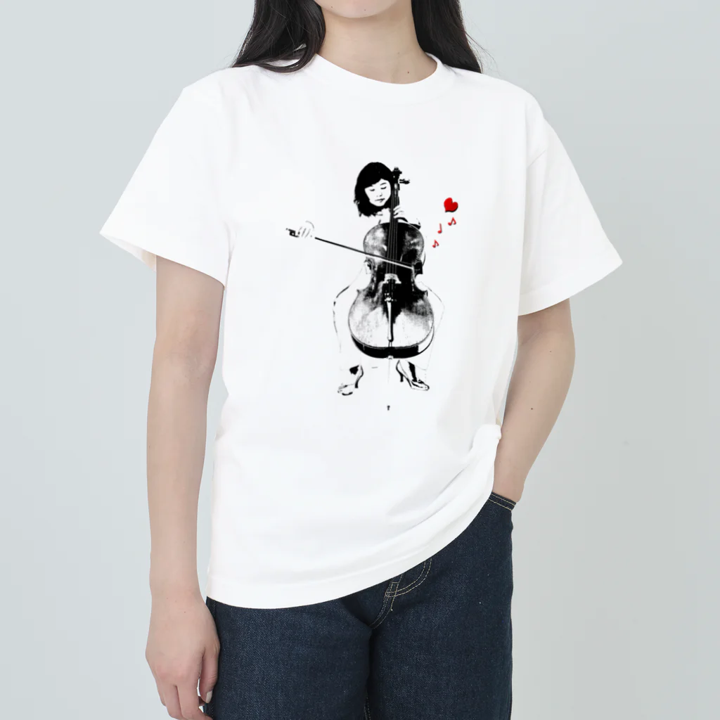 Takapi Laboratoryのチェリスト ヘビーウェイトTシャツ