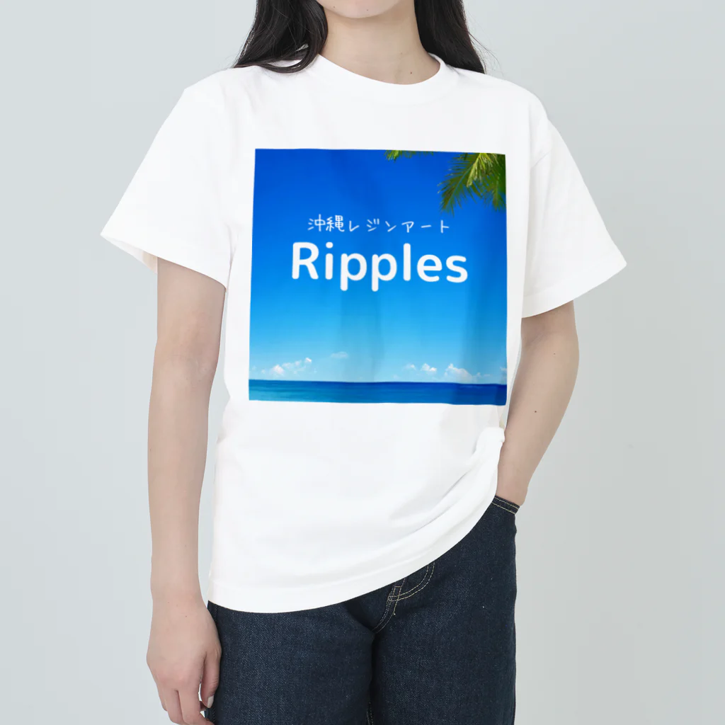 Ripples沖縄レジンアートのRipples沖縄レジンアート Heavyweight T-Shirt