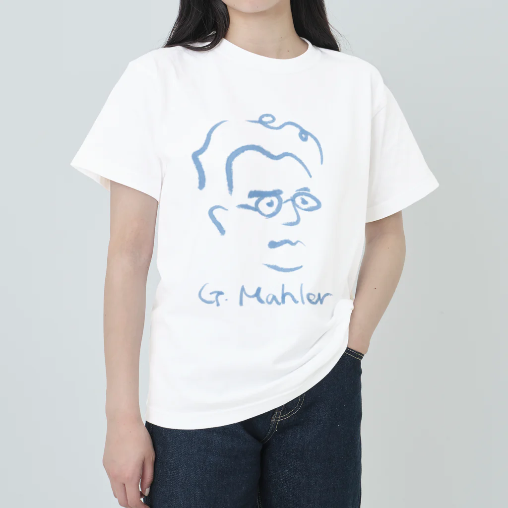 OSHIYOMANのマーラー　G.Mahler ヘビーウェイトTシャツ