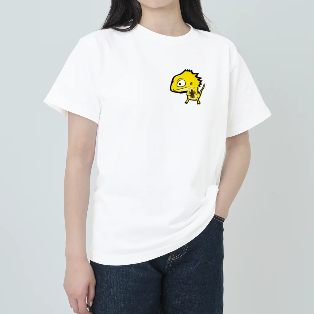 ぜろまるのトカゲの田中さん Heavyweight T-Shirt