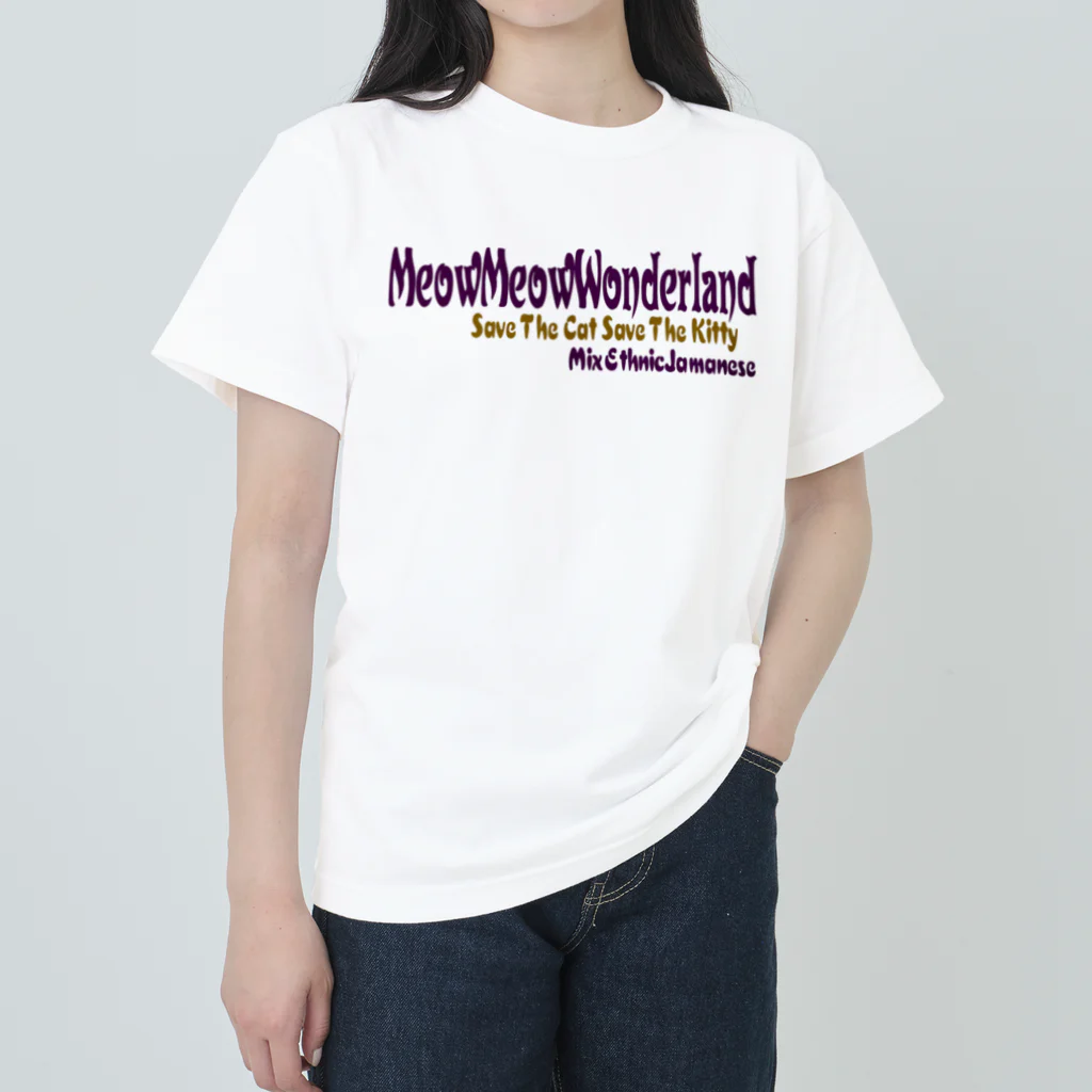 mixethnicjamamaneseのコラボ　MeowMeowWondeland MixEthnicJamanese ヘビーウェイトTシャツ