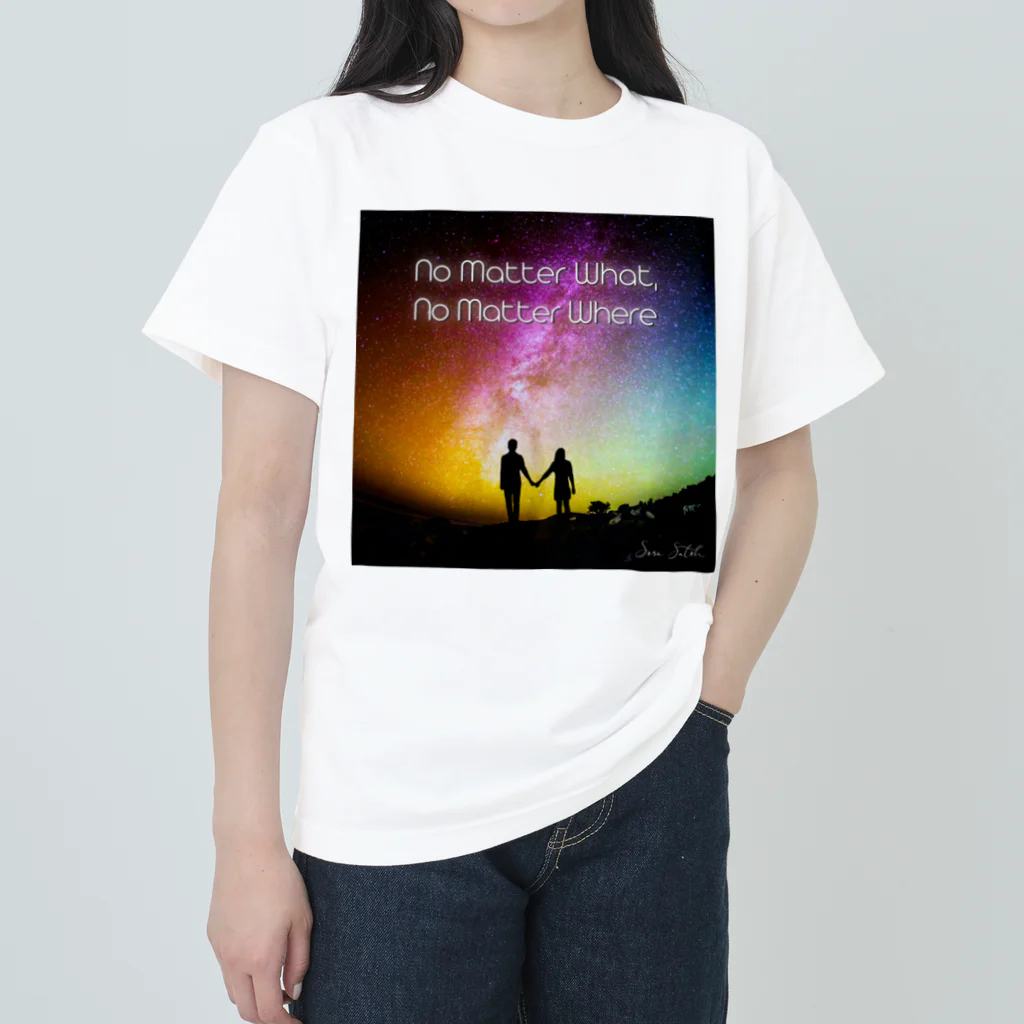 SoraSatohのNo Matter What, No Matter Where - Sora Satoh ヘビーウェイトTシャツ