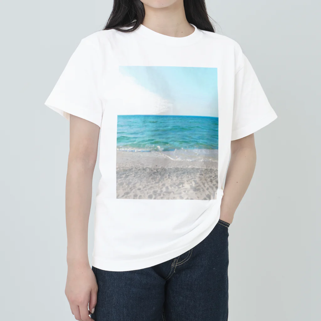 dizzyのlife is better at the beach ヘビーウェイトTシャツ