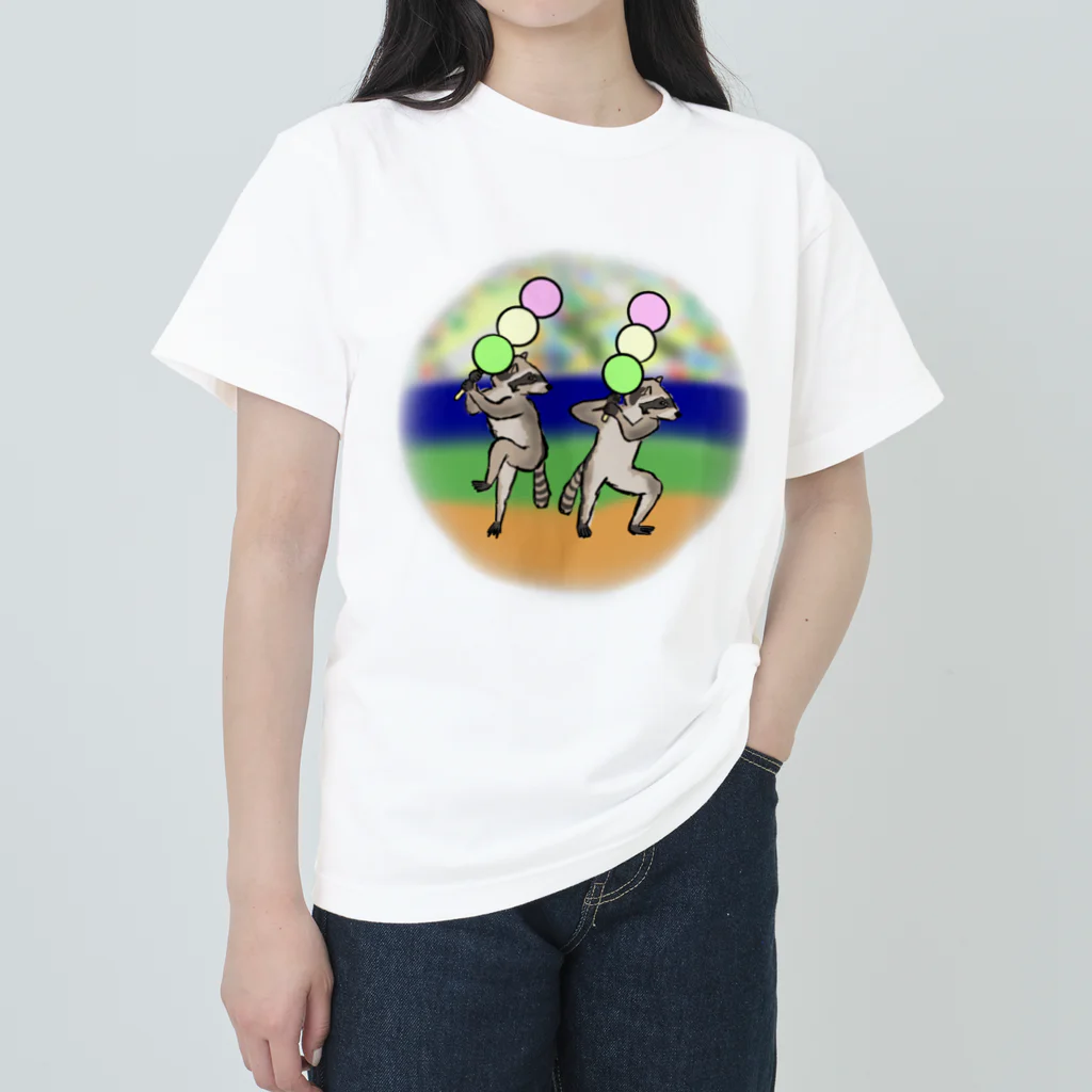 ちびシャトルの串団子プロ野球(洗熊) Heavyweight T-Shirt