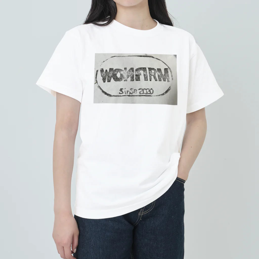 きしもとをんのうぉんしょうかい ロゴ Heavyweight T-Shirt