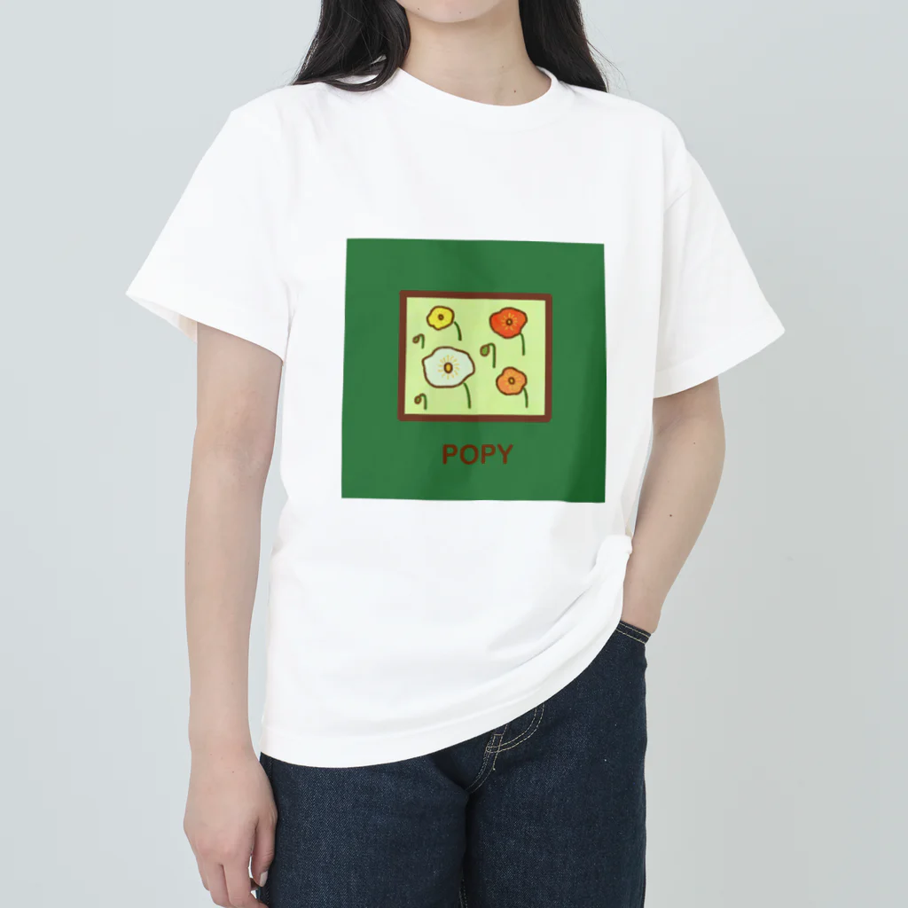 おかっぱガールのPOPY ヘビーウェイトTシャツ