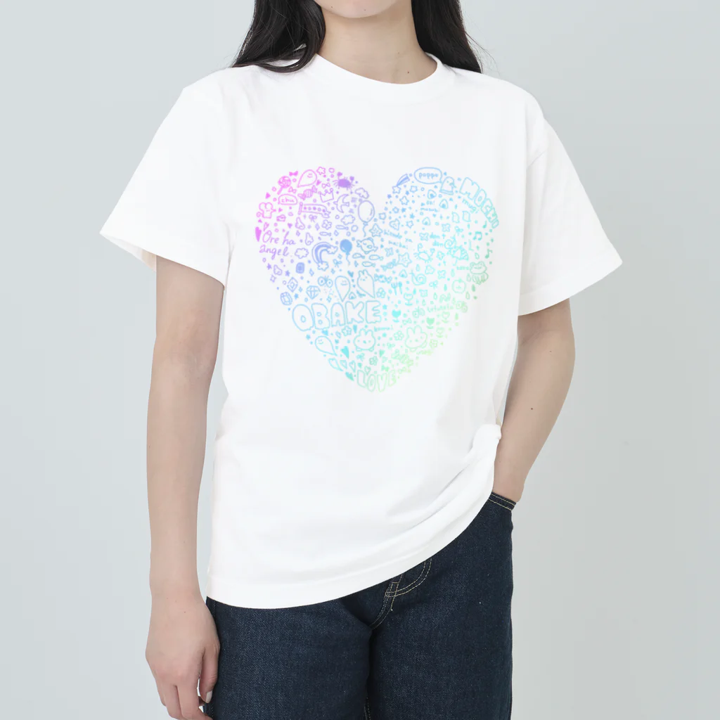 こはねちゃん。のごちゃごちゃしてるやつ。ユニコーンver. Heavyweight T-Shirt