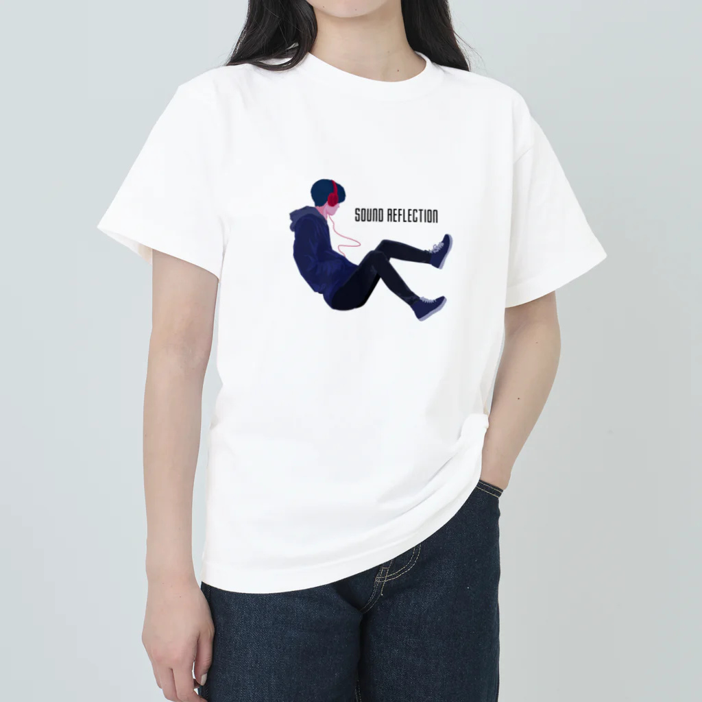 杜若 Tojaku｜Sound ReflectionのSound Reflection | AQUARIUM-Boy ヘビーウェイトTシャツ