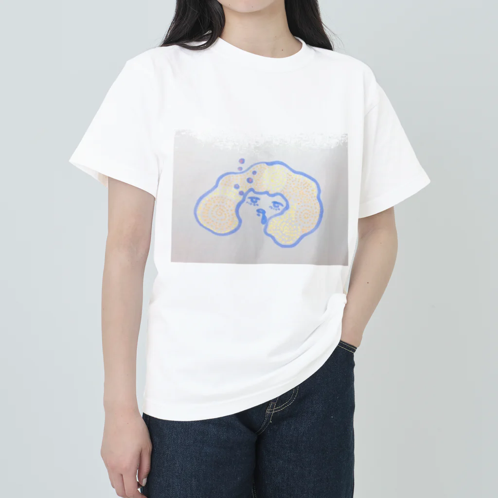 塩バターのねむたいんです Heavyweight T-Shirt