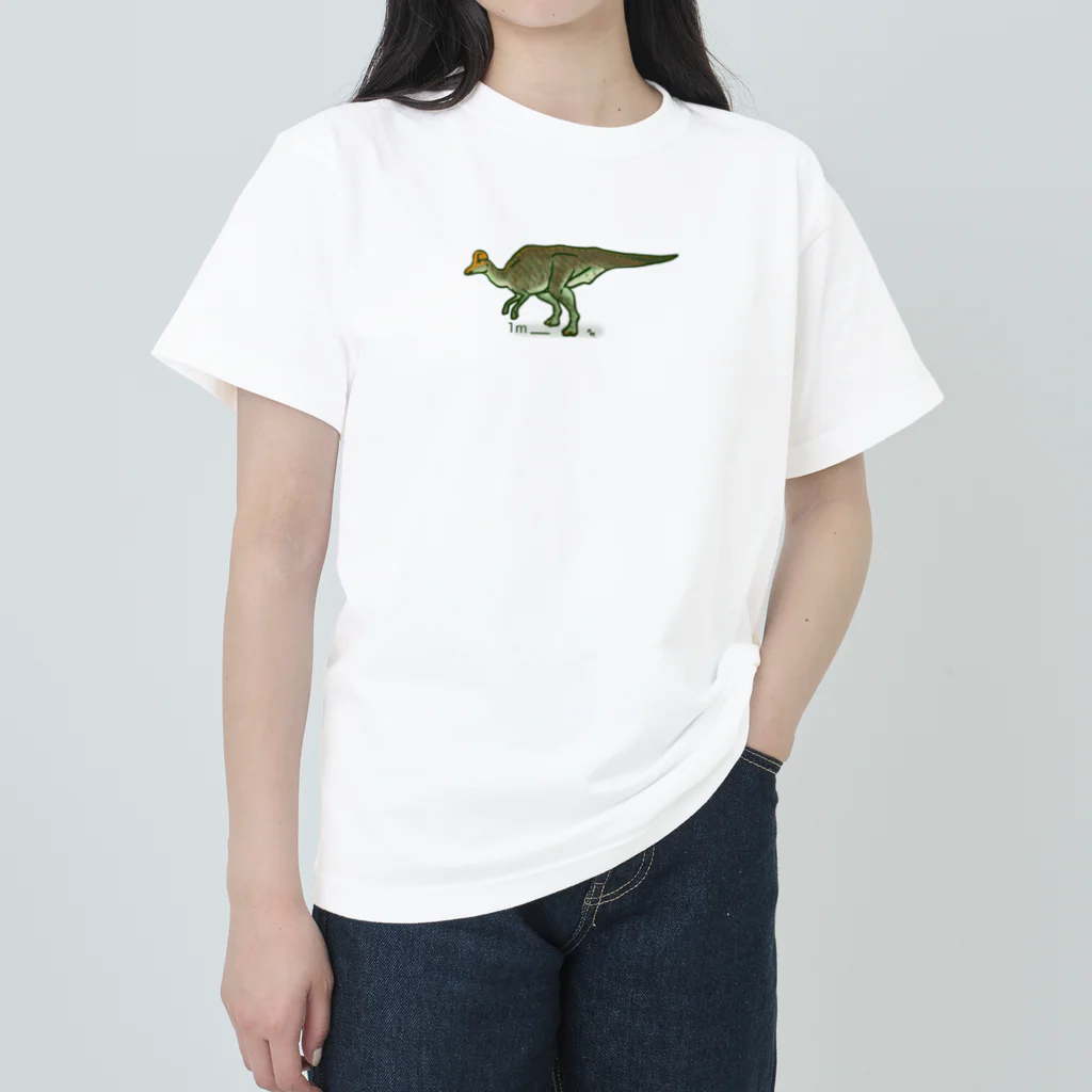 segasworksのコリトサウルス・カスアリウス（白亜紀の牛たち より） ヘビーウェイトTシャツ