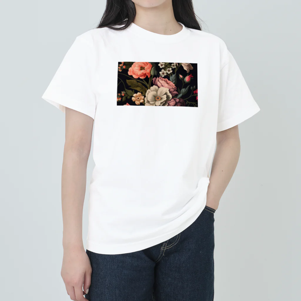 NoriNoriのフラワープリント Heavyweight T-Shirt