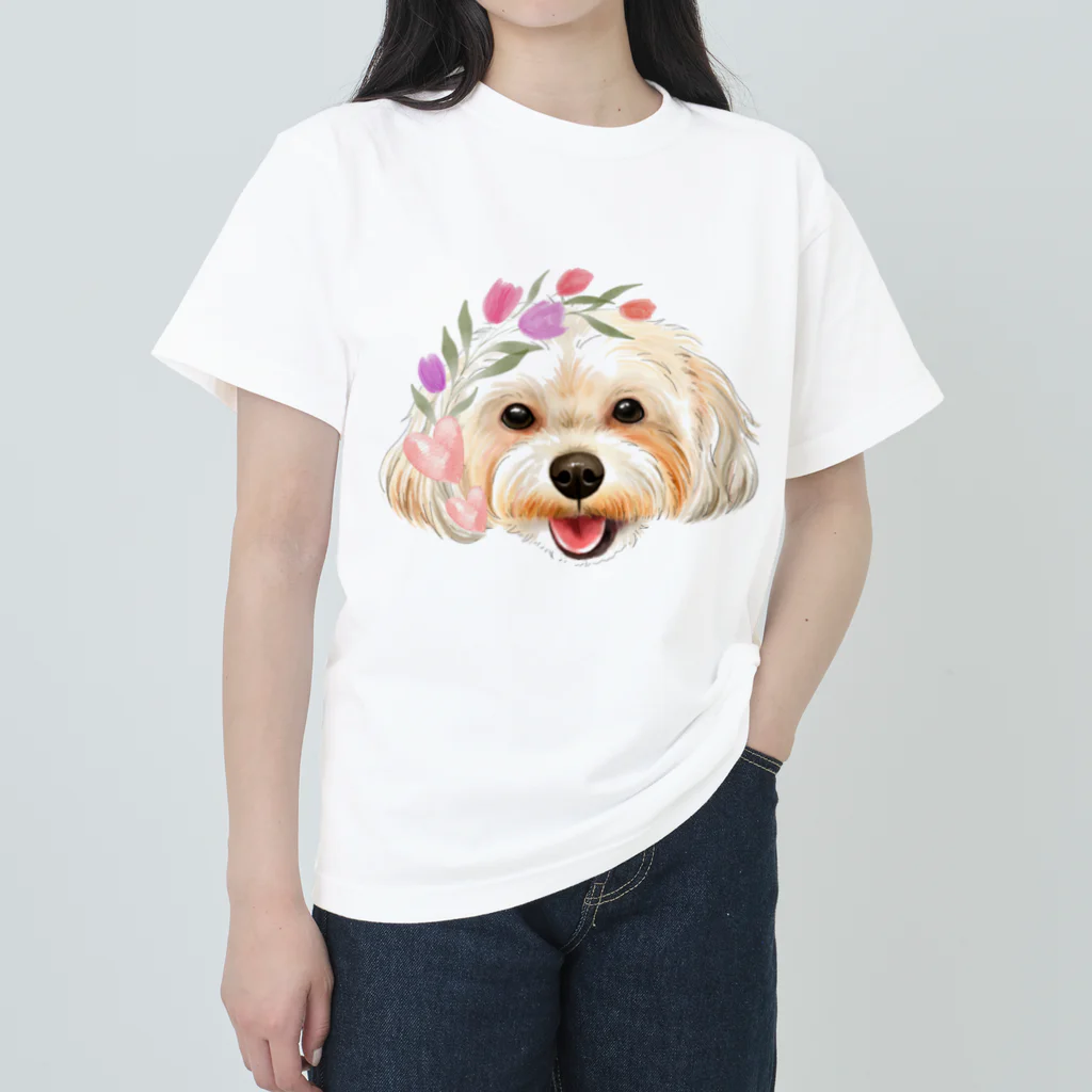 marutoraのwelpon犬 Heavyweight T-Shirt