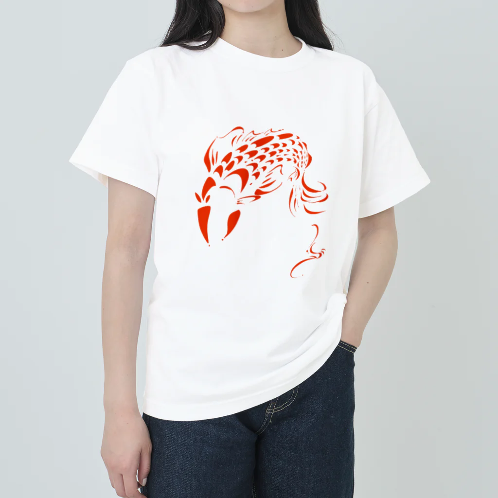 GYOKUROの鯉 ヘビーウェイトTシャツ