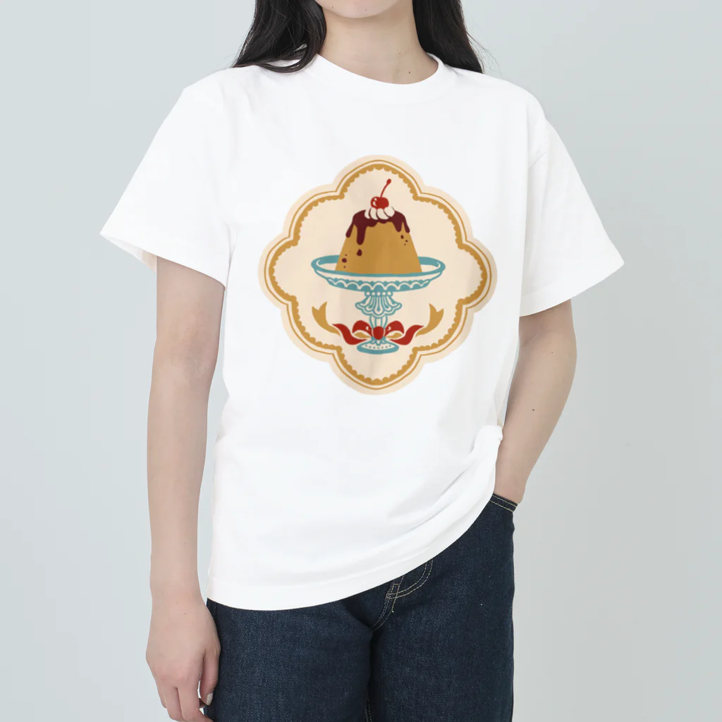 ナカノハテナの𝐂𝐮𝐬𝐭𝐚𝐫𝐝 𝐩𝐮𝐝𝐝𝐢𝐧𝐠 Heavyweight T-Shirt