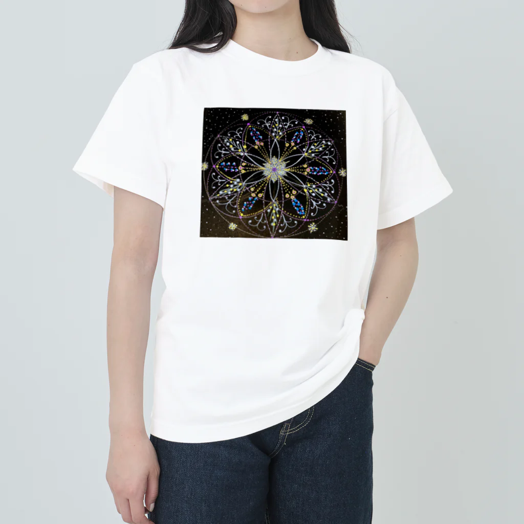 まいかる🔮 何かをチャレンジするときの開運アドバイザーの開運マンダラ(恋愛運) Heavyweight T-Shirt