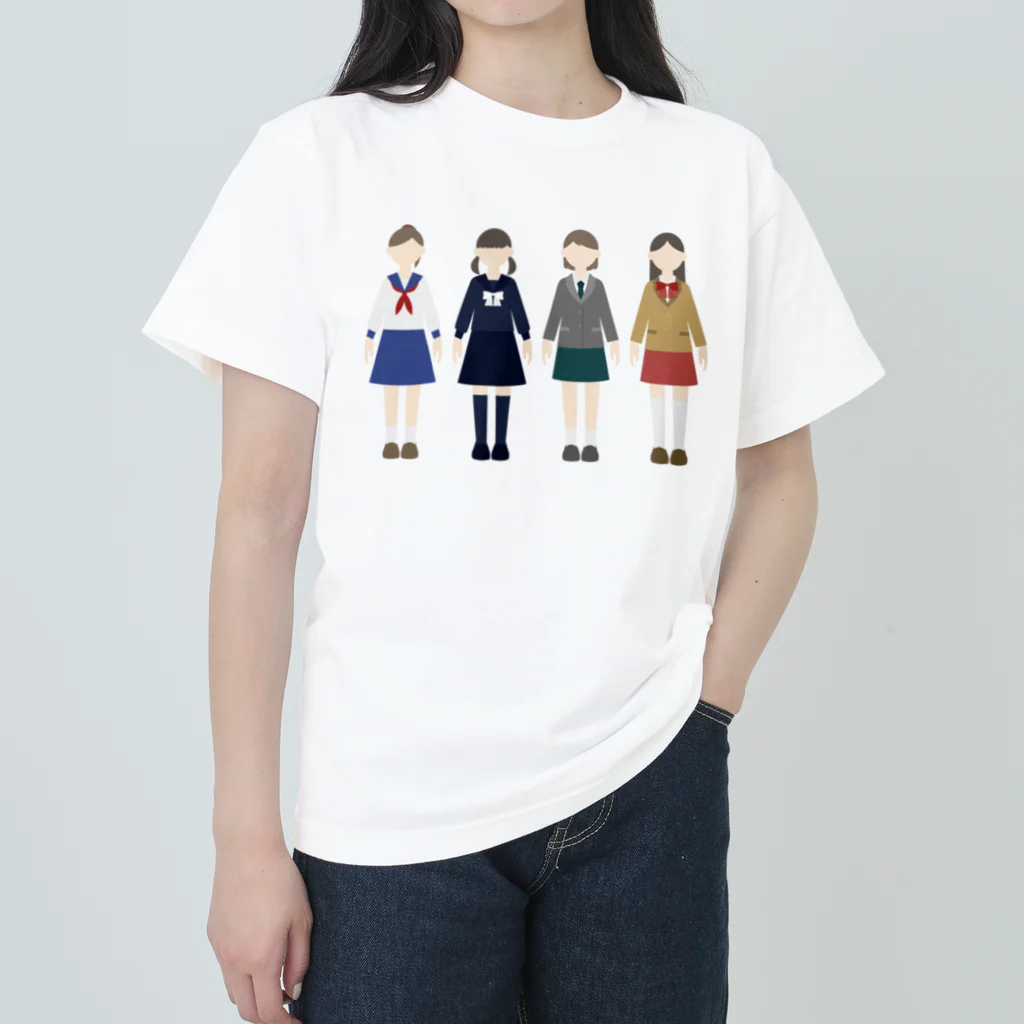 Katie（カチエ）のSchool Girls ヘビーウェイトTシャツ