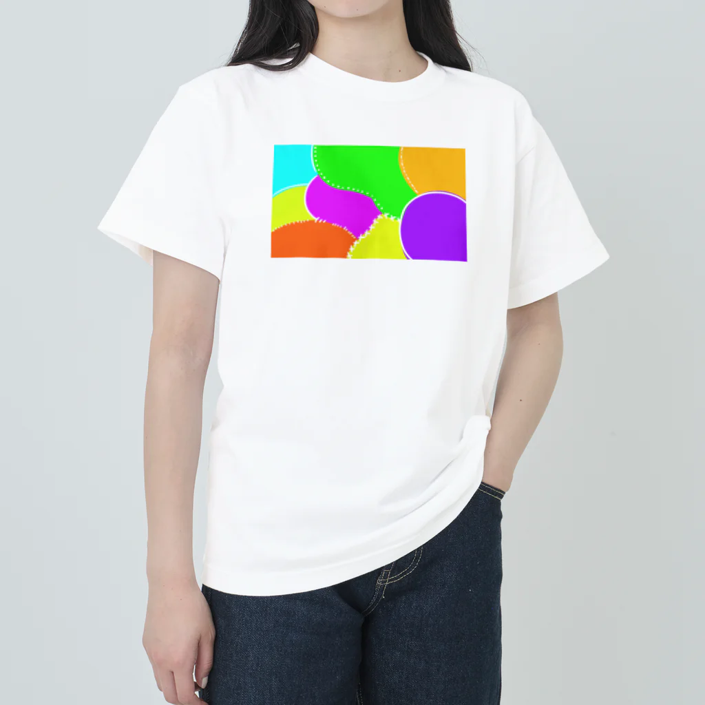 ミクノガレのカラフルでテンション上げてこ Heavyweight T-Shirt