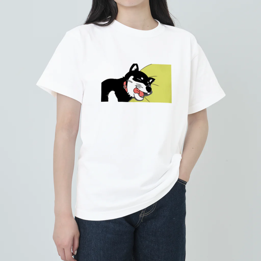 柴犬の日常の柴犬の日常（寝） Heavyweight T-Shirt