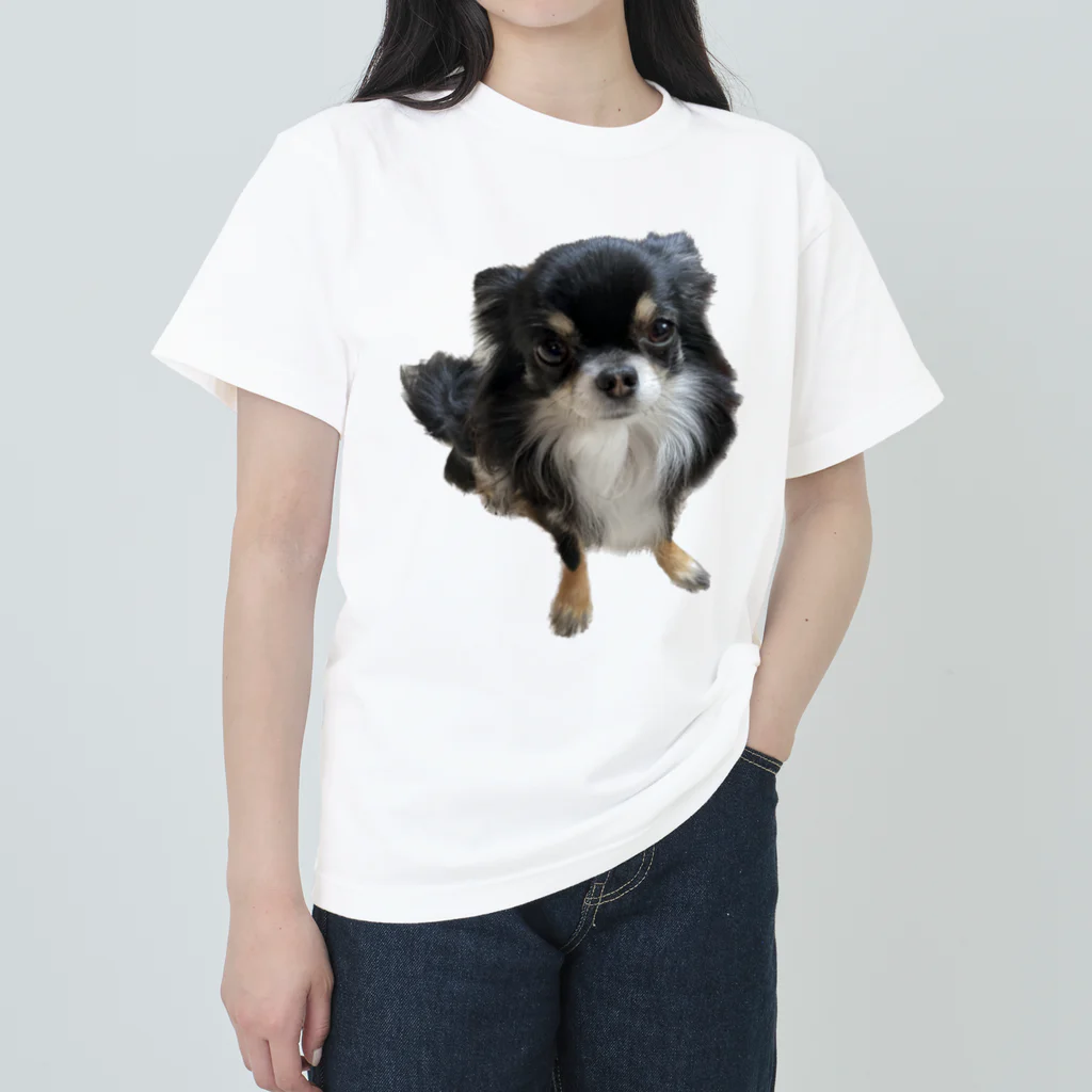 ちわわのりんちゃんのちわわのりんちゃん ヘビーウェイトTシャツ