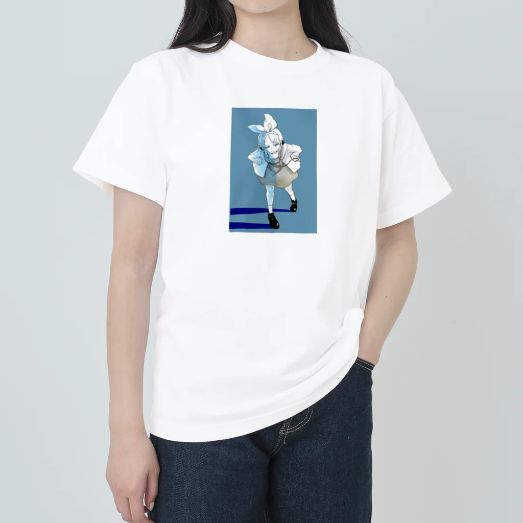 西のよぞらのリンちゃん ヘビーウェイトTシャツ