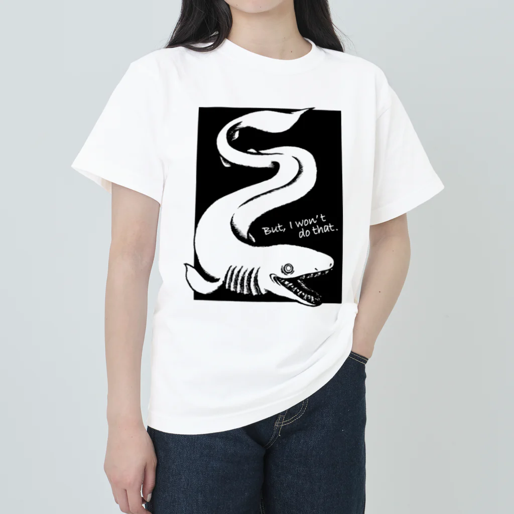 mimi___memeの深海モンスター　ラブカ ヘビーウェイトTシャツ