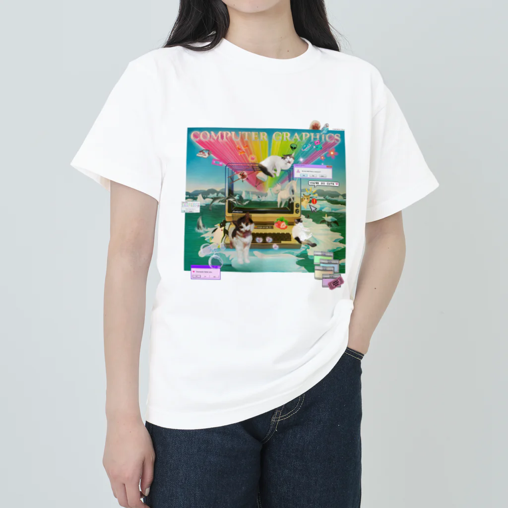 𝙈𝙊𝙈𝙊'𝙨 𝙎𝙝𝙤𝙥の#Computer graphics 2023 Heavyweight T-Shirt