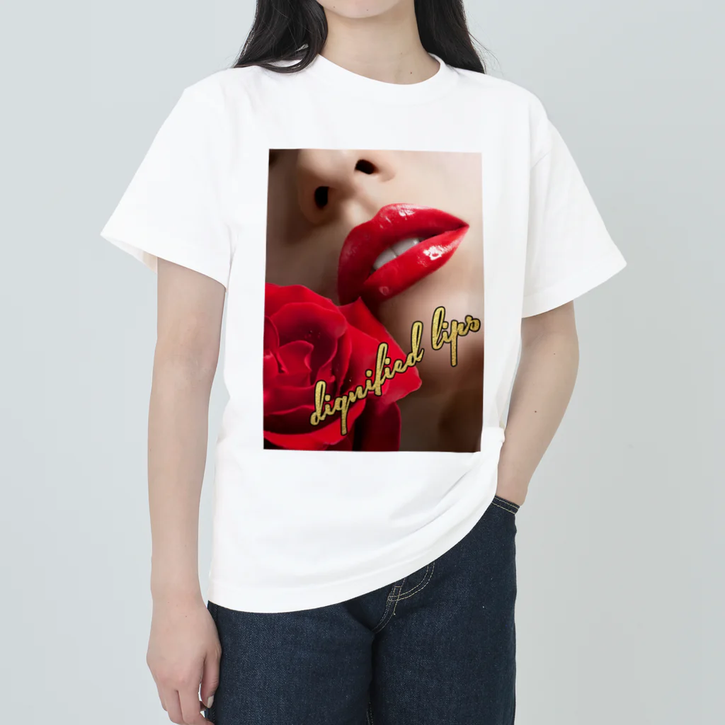キッチンファラオの美女の口唇に薔薇 Heavyweight T-Shirt