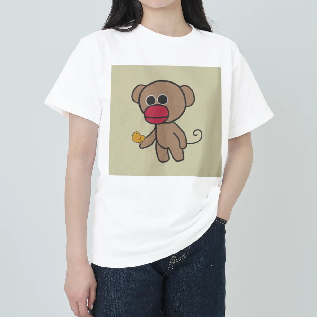 ぴいgokabouのプリシラとぴいちゃん ヘビーウェイトTシャツ