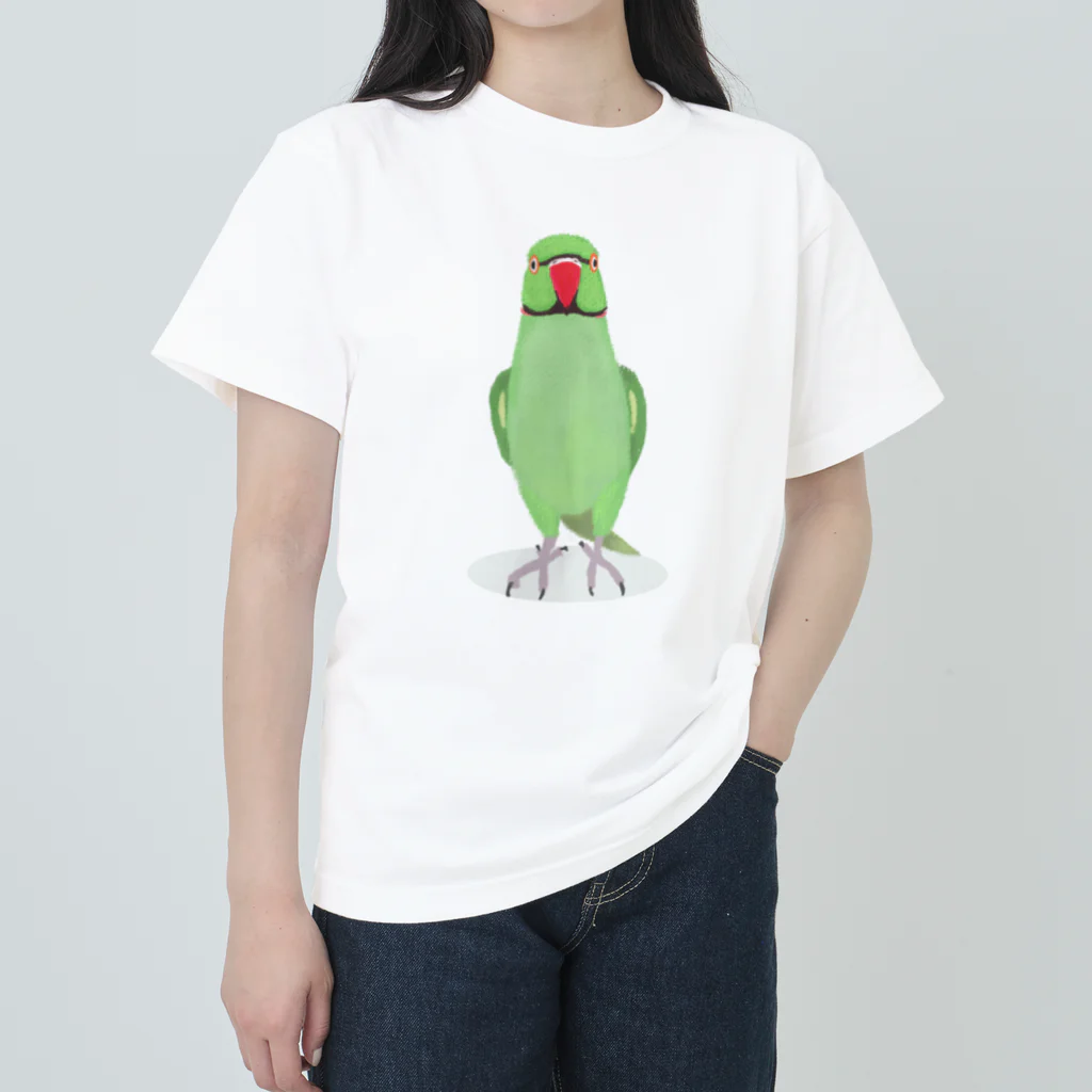 小桜森のワカケホウセイインコ Heavyweight T-Shirt