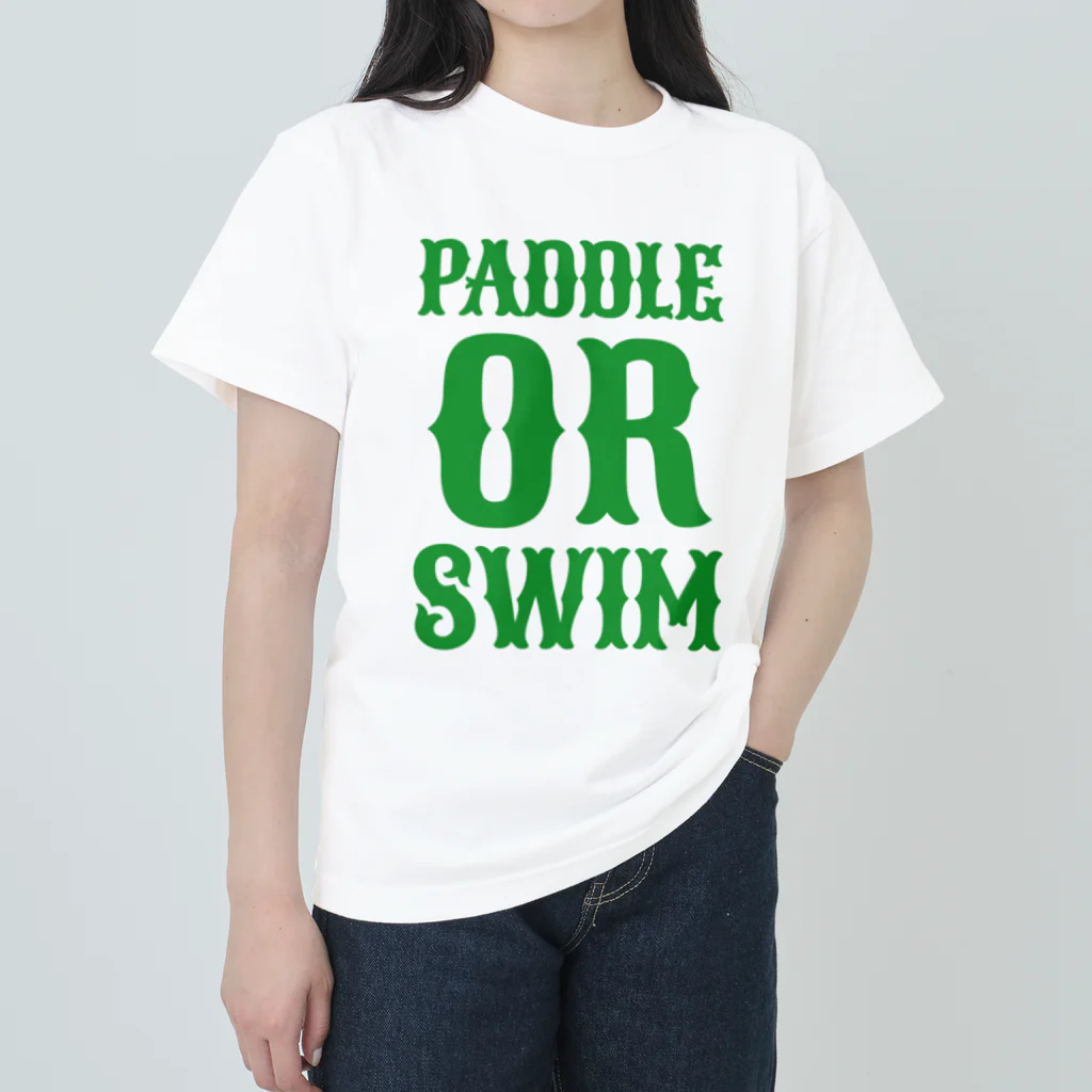 タケネイチャーのPADDLE OR SWIM ヘビーウェイトTシャツ