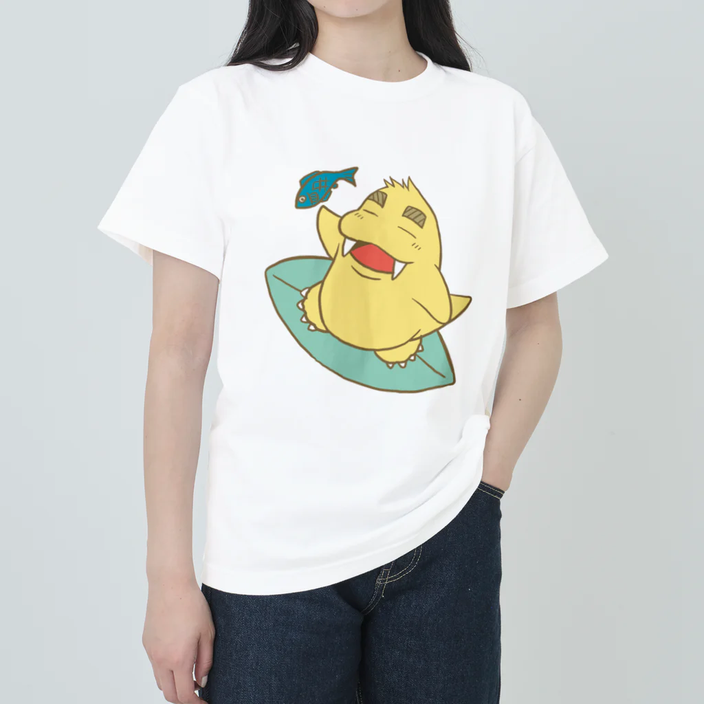 NAMAMONO_MAMONOのNAMAMONOとサーフィン ヘビーウェイトTシャツ