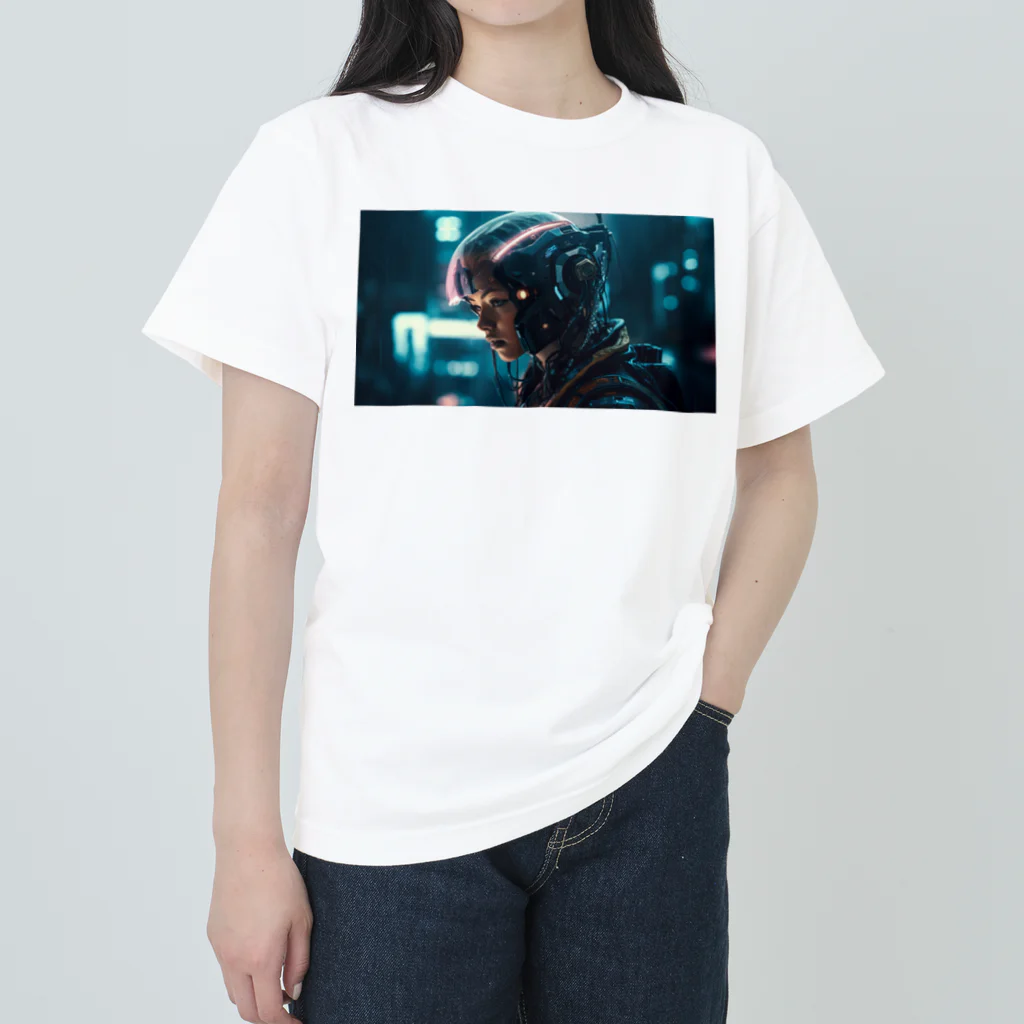  Catherineのサーバーパンクガール AKI ヘビーウェイトTシャツ