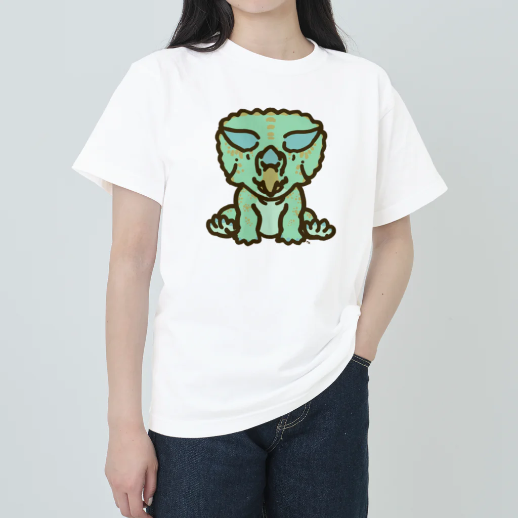 segasworksのプロルススちゃん（ゆるトリケラトプス） Heavyweight T-Shirt