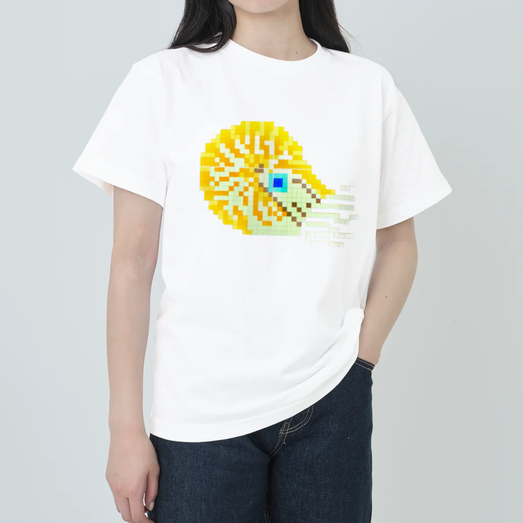 スナックカブトムシのドットオウムガイちゃん ヘビーウェイトTシャツ