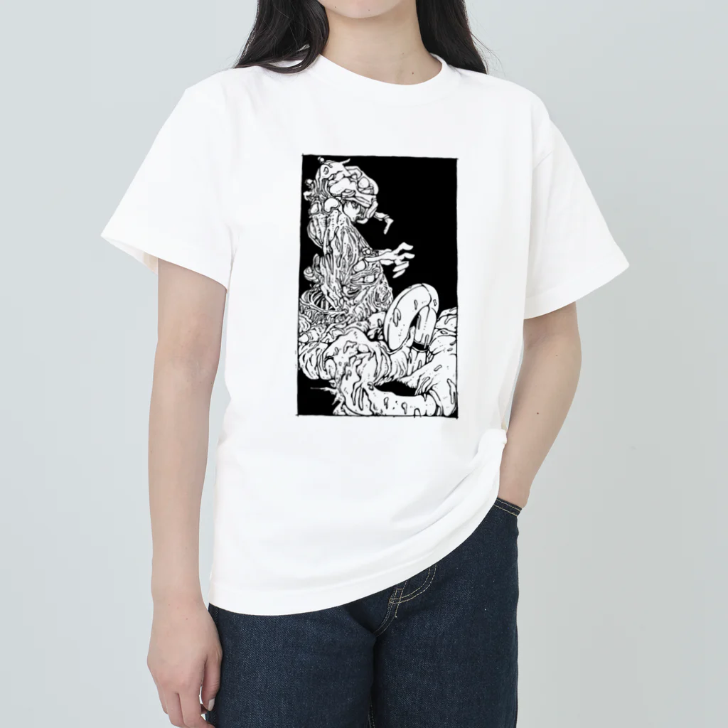 御手洗賢のルーレット・ガール/Roulette Girl ヘビーウェイトTシャツ