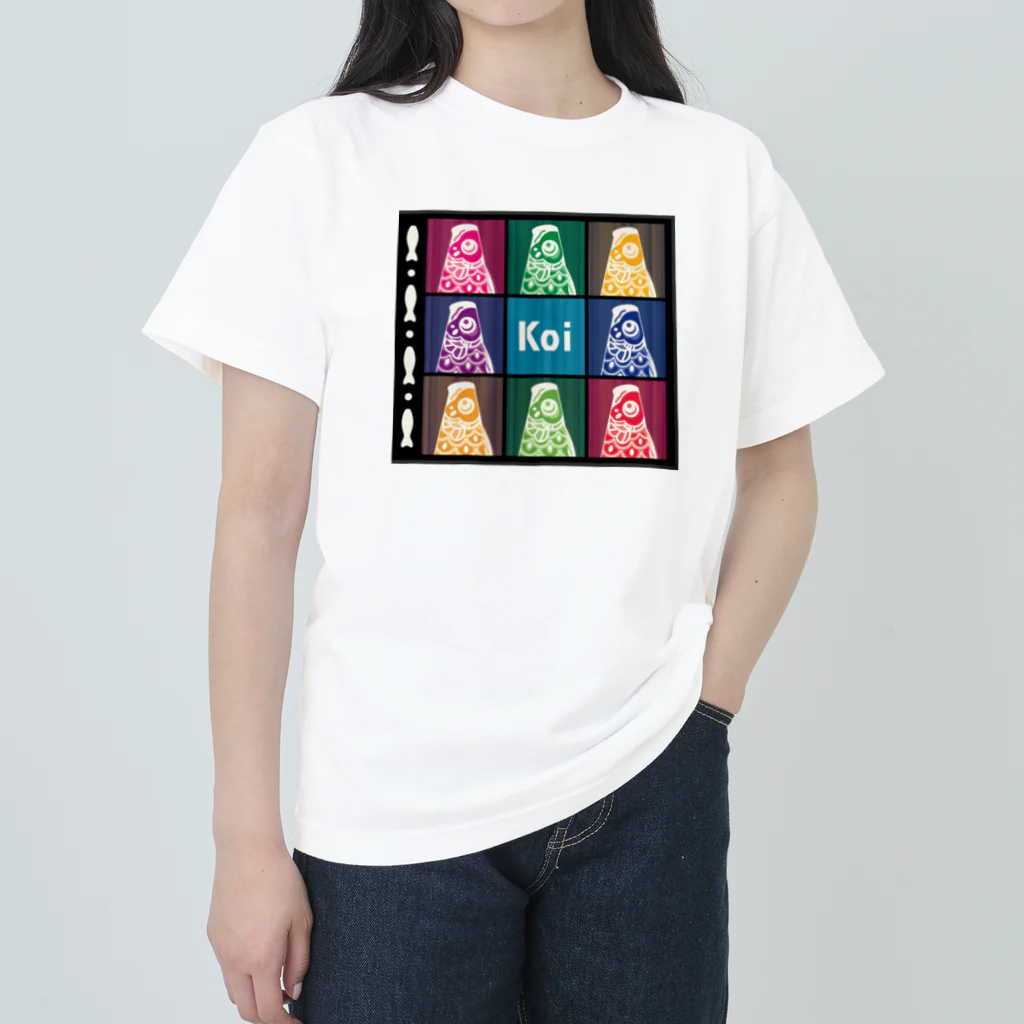 ハナドリカ SUZURI店の「Koi」 Heavyweight T-Shirt