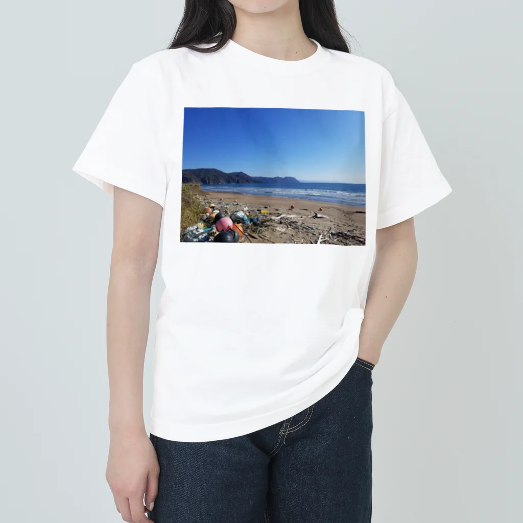 kfcj-kのシズカリ海岸 Heavyweight T-Shirt