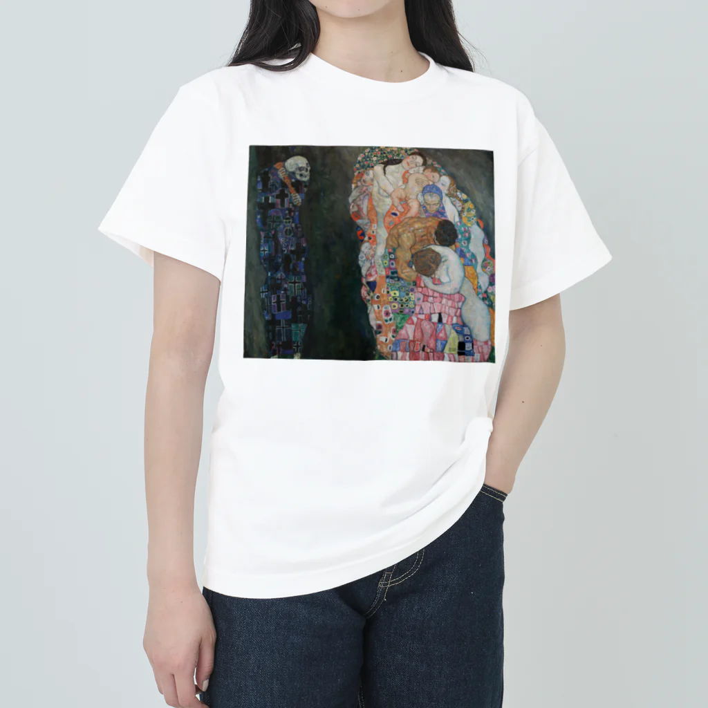 世界美術商店の死と生 / Death and Life ヘビーウェイトTシャツ