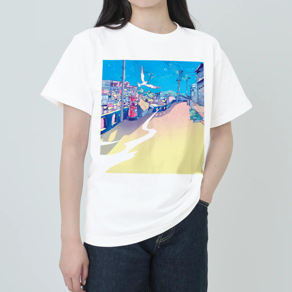 Saigetsuの【長崎の風景】 ヘビーウェイトTシャツ