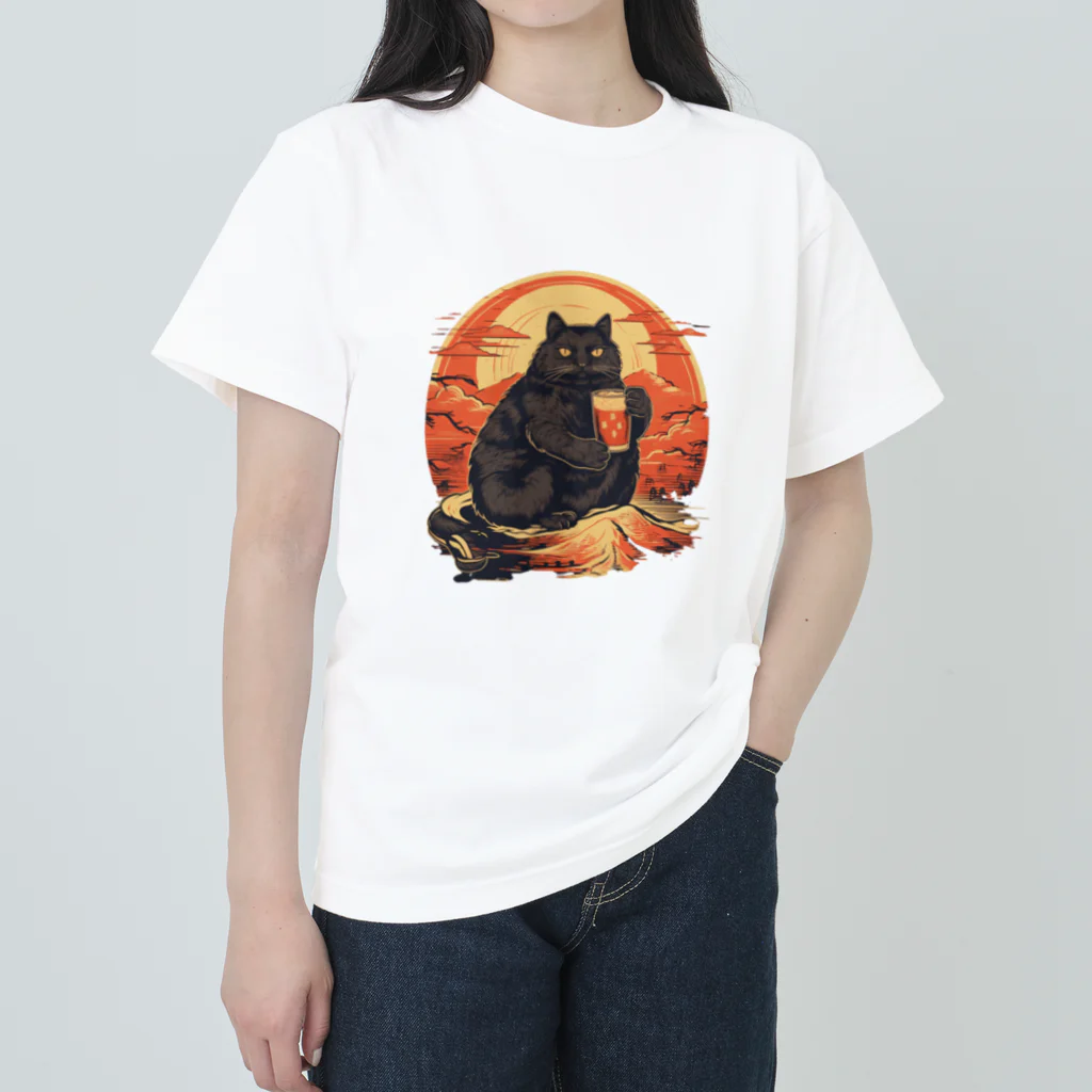 NEKO BreweryのYONA YONA CAT IPA ヘビーウェイトTシャツ