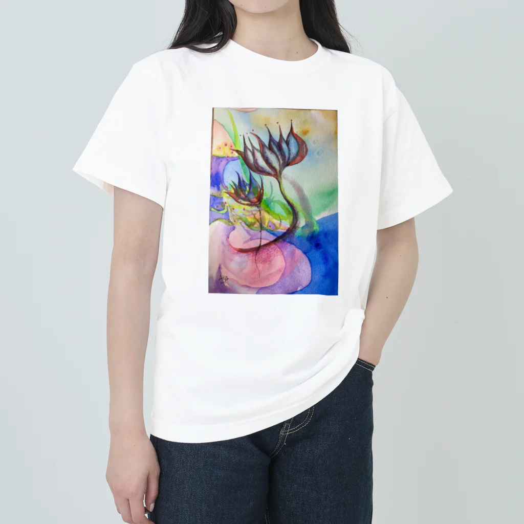 Atelier-Hironの光の花　愛 ヘビーウェイトTシャツ