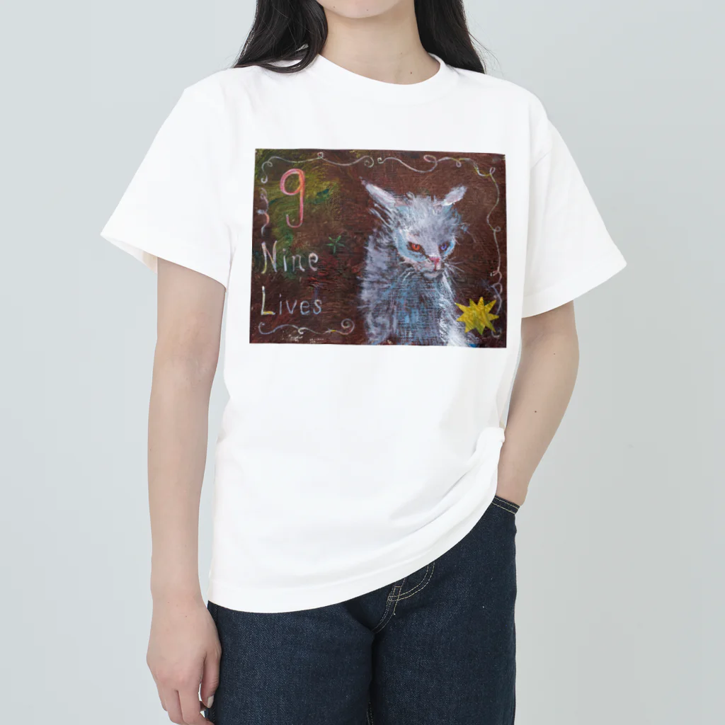 月ノ子の森に恋してのムラナギ／ナインライヴス ヘビーウェイトTシャツ