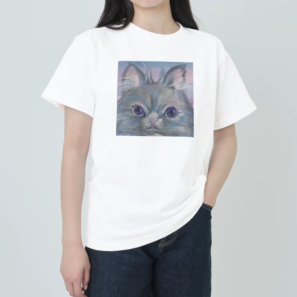 猫のきぬくんのお店のフクロウじゃないもん Heavyweight T-Shirt