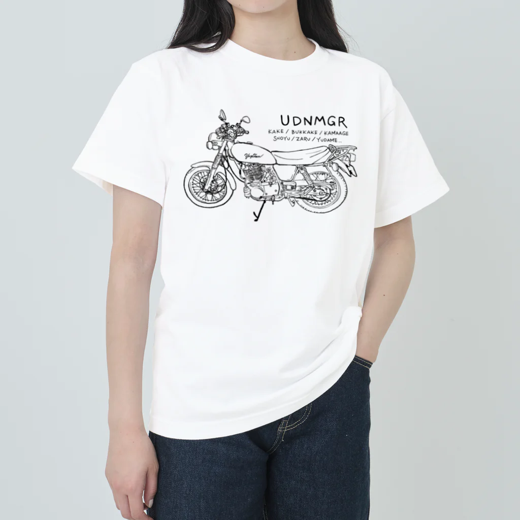 ヤグタウンSHOPのUDNMGR「うどん巡り」”讃” Heavyweight T-Shirt