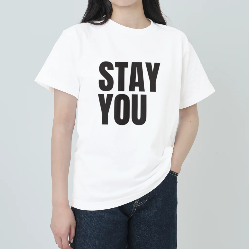 EVERYDAY FOR YOU STOREのSTAY YOU Heavyweight T-Shirt