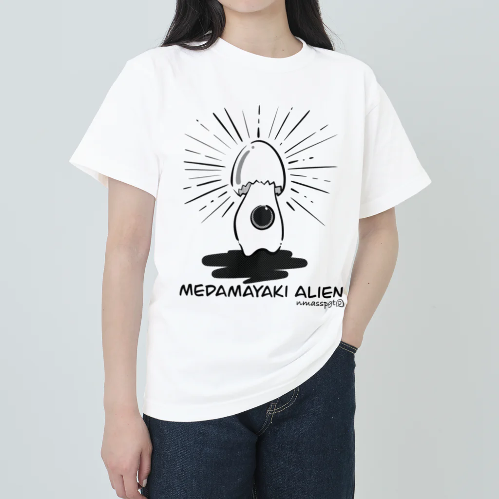 生足スパゲティの降り立つめだまやきエイリアン Heavyweight T-Shirt