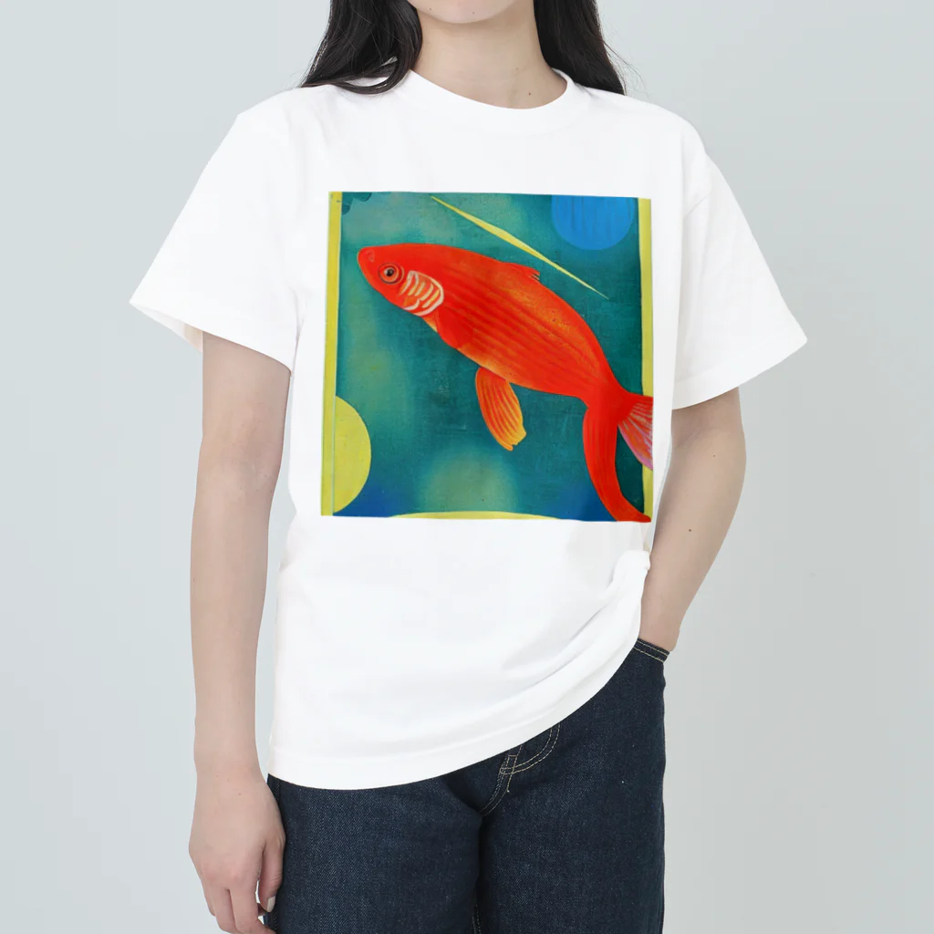 Danke Shoot Coffeeの流星金魚 Heavyweight T-Shirt