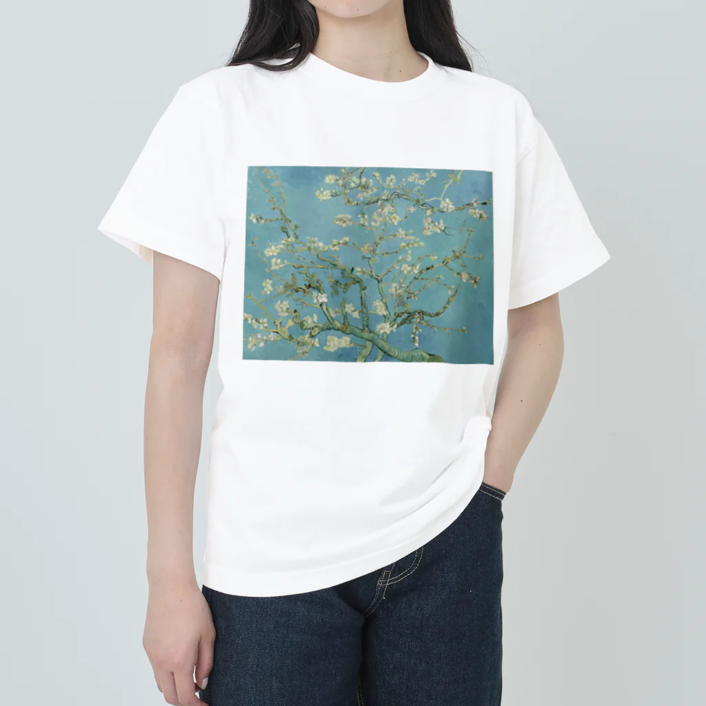 世界美術商店の花咲くアーモンドの木の枝 / Almond Blossom Heavyweight T-Shirt