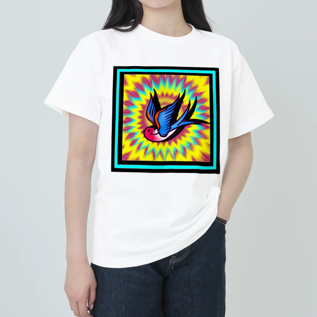 UNchan(あんちゃん)    ★unlimited★の燕  #0021 ヘビーウェイトTシャツ